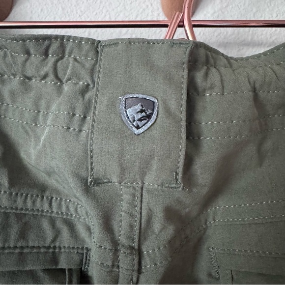 Kuhl Olive Cargo Hiking Pants With Roll Up Hem - Picture 8 of 13